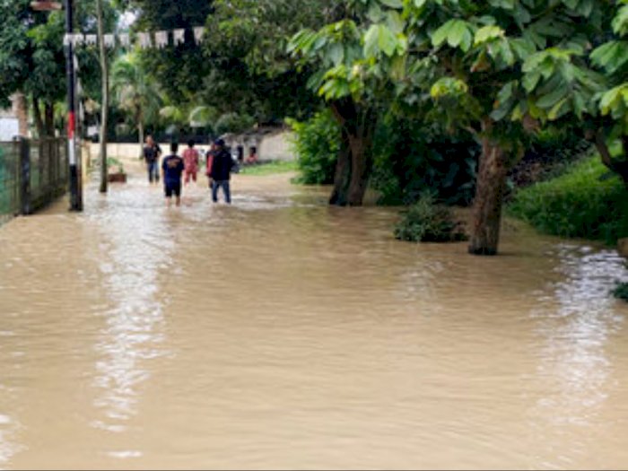 Air Sungai Padang Tebingtinggi Meluap, Ribuan Rumah Terendam