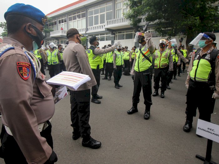 FOTO: Apel Kesiapan Pengamanan Pilkada Surabaya