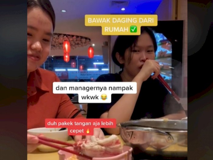 Viral Cewek Makan Sukiyaki di Resto Bawa Daging Sendiri, Ketauan Manajer Restonya