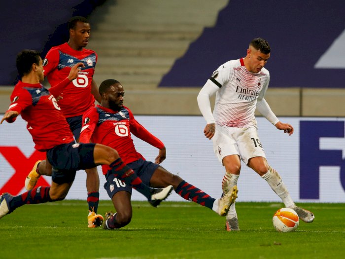 Lille vs AC Milan Berakhir 1-1, i Rossoneri Gagal Amankan Posisi Pertama Grup H Liga Eropa