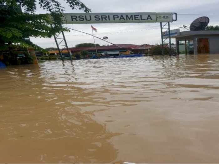 Sungai Padang Meluap, Ribuan Warga Tebingtinggi Ngungsi dan Tinggal di Posko Penampungan