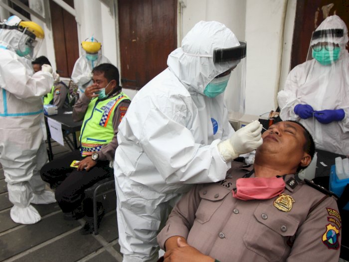 FOTO: Tes Usap Personel Pengamanan Pilkada Surabaya