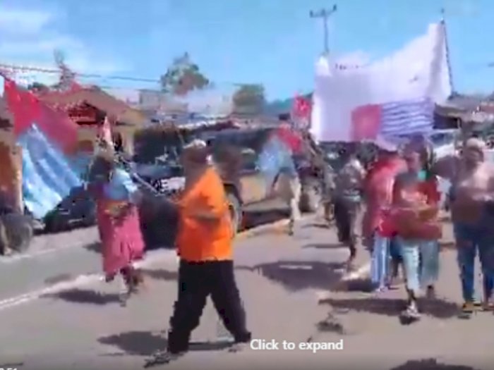 Bawa Bendera Bintang Kejora, Rakyat Papua Deklarasikan Kemerdekaan, Bosan Ikut Orang Jawa