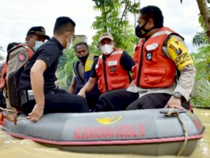 56 Posko Tampung Korban Banjir Tebingtinggi, Warga Diminta Jauhi Sungai