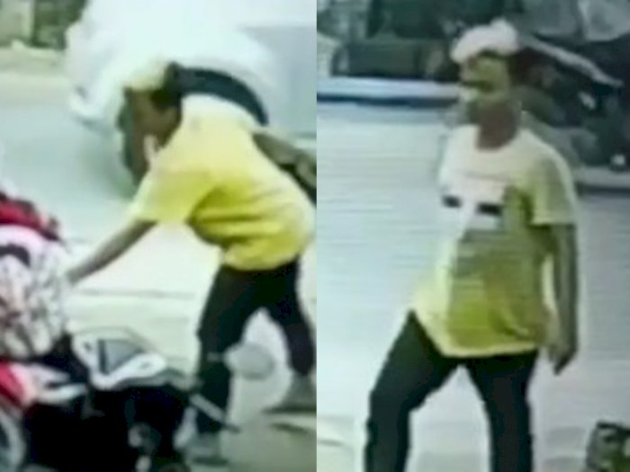 Viral Video Rekaman CCTV, Seorang Pemuda di Labuhanbatu Curi HP di Dashboard Motor