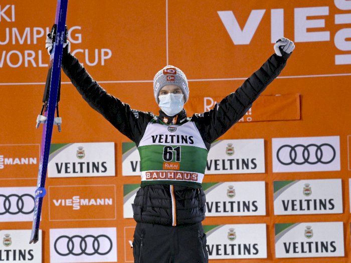 FOTO: Piala Dunia Lompat Ski, Halvor Egner Granerud Juara Untuk Pertama Kalinya