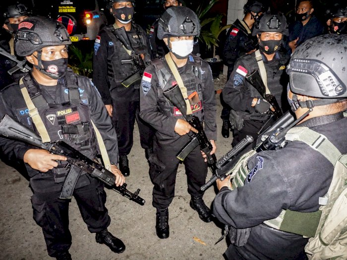 FOTO: TNI dan Polri Siaga di Jayapura