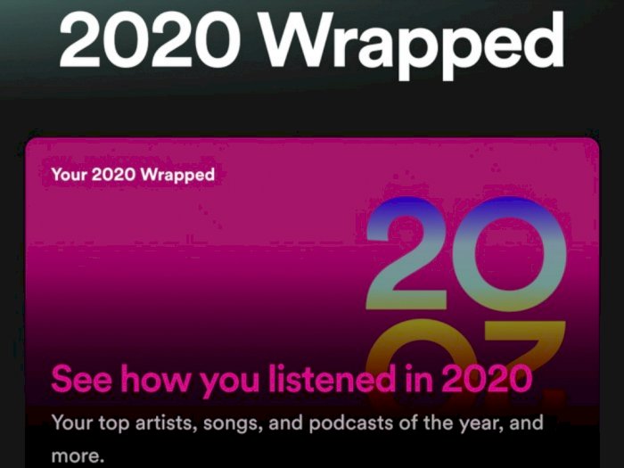 Cara Buat Spotify Wrapped 2020 dan Share ke Media Sosial, Mudah dan Cepat