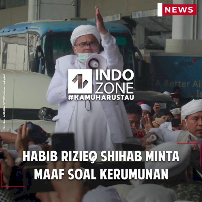 Habib Rizieq Shihab Minta Maaf soal Kerumunan