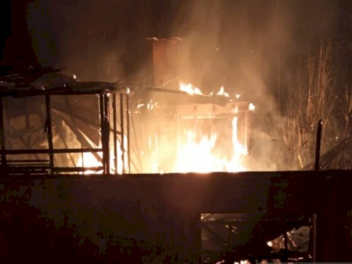 Rumah Seorang Warga di Tapsel Hangus Terbakar, Kerugian Ditaksir Capai Ratusan Juta Rupiah
