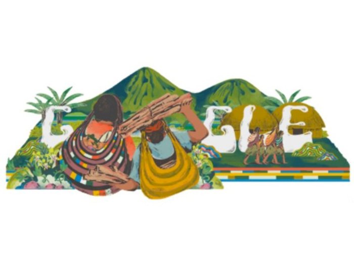 Google Doodle Hari Ini Rayakan Noken, Tas Tradisional Papua