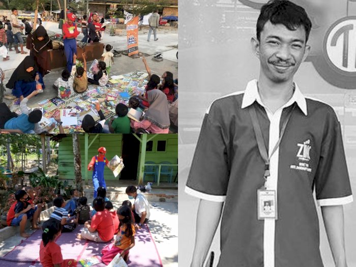 Inspiratif! Salesman Ini Dirikan Rumah Literasi, Undang Presiden Jokowi untuk Peresmiannya