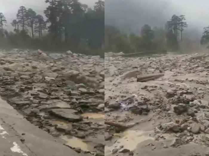 Beredar Video Curah Kobokan Dilanda Banjir Lahar Dingin dari Gunung Semeru, Ini Faktanya