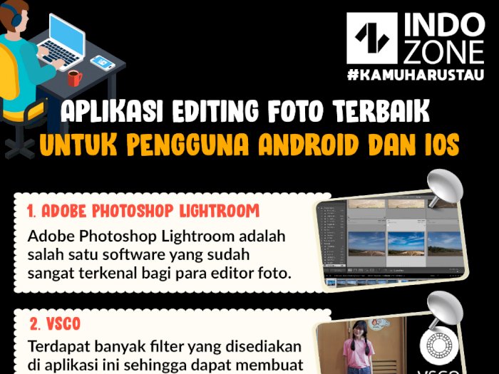 Aplikasi Editing Foto Terbaik Untuk Pengguna Android dan iOS