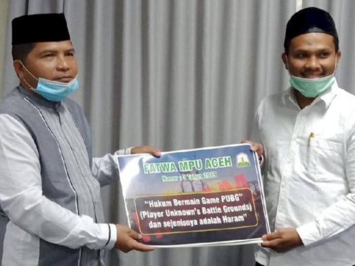 Ulama Aceh Terbitkan Stiker Larangan Main Judi Online & PUBG ke Semua Kafe