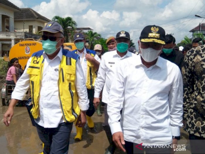 Cegah Banjir Susulan, Menteri PUPR Janji Bangun 'Groundsill' di Sungai Belawan di Medan