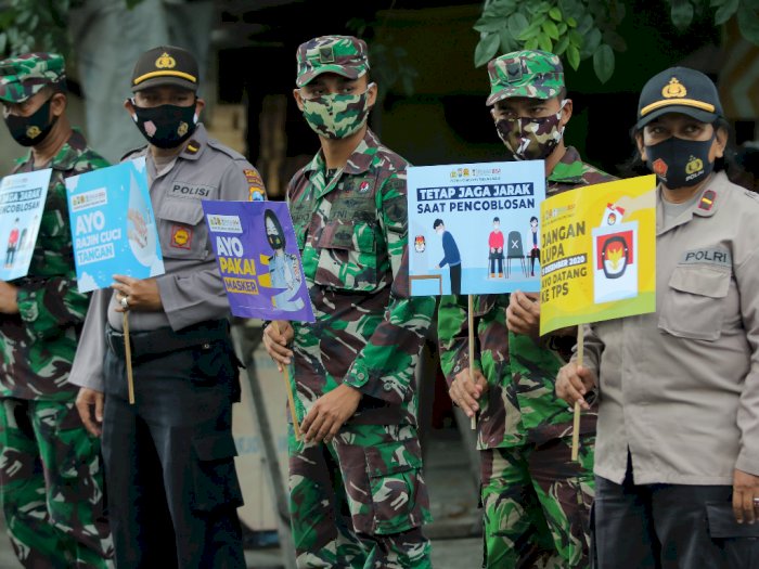 FOTO: Imbauan Menggunakan Hak Suara di Pilkada Surabaya