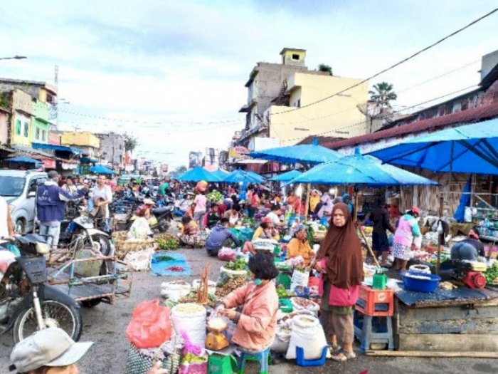 Pedagang di Pasar Tradisional Pematangsiantar Tetap Berjualan di Hari Pencoblosan