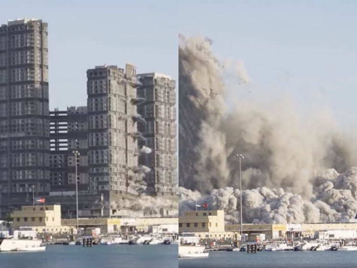 Video Gedung 144 Lantai yang Dihancurkan Dalam 10 Detik, Masuk Rekor Dunia