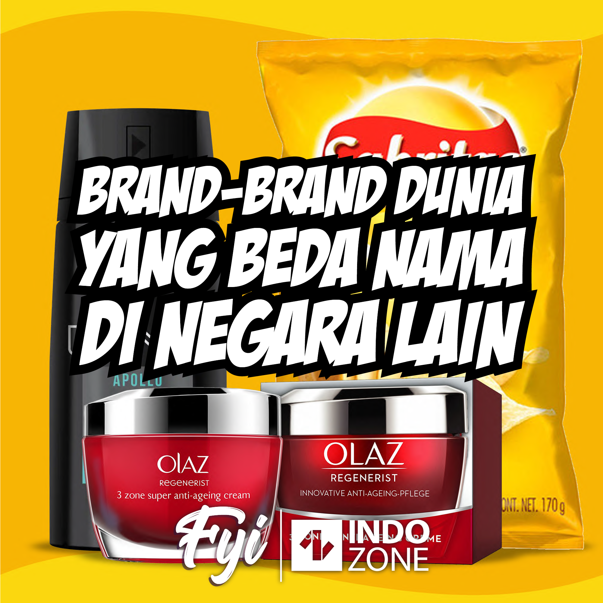 Brand-Brand Dunia Yang Beda Nama Di Negara Lain | Indozone.id