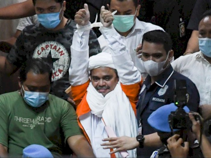 Habib Rizieq Mendekam di Sel Tahanan, Polisi Ungkap Kondisi Kesehatan Terkini