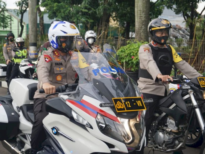 Momen TNI-Polri Patroli Skala Besar di Jakarta
