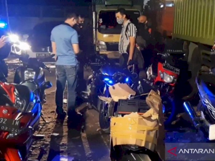 Puluhan Motor "Bodong" dari Penagih Utang Siap Dikirim ke Jambi Akhirnya Disita Polisi