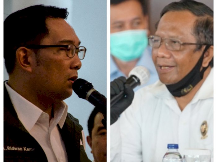 Bela Mahfud MD Soal Kritikan Ridwan Kamil, Politisi PDIP: Gubernur Cerdas Sedikit Lah