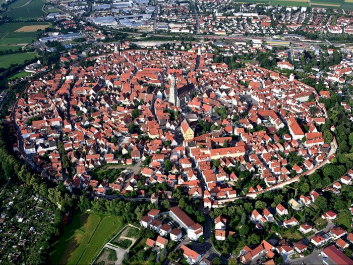 Nordlingen, Kota di Jerman yang Berada di Dalam Kawah Meteorit