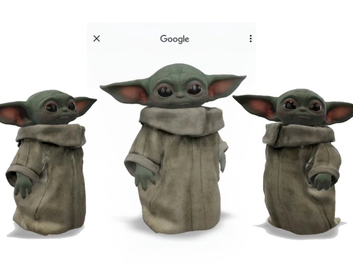 Kalian Bisa Munculkan Model 3D dari Baby Yoda dengan Google Search!