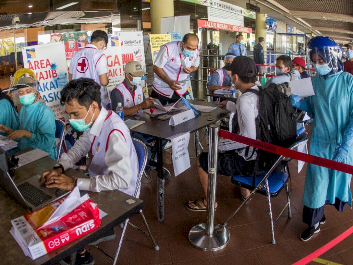 FOTO: Layanan Tes Cepat Antigen Bandara Hang Nadim