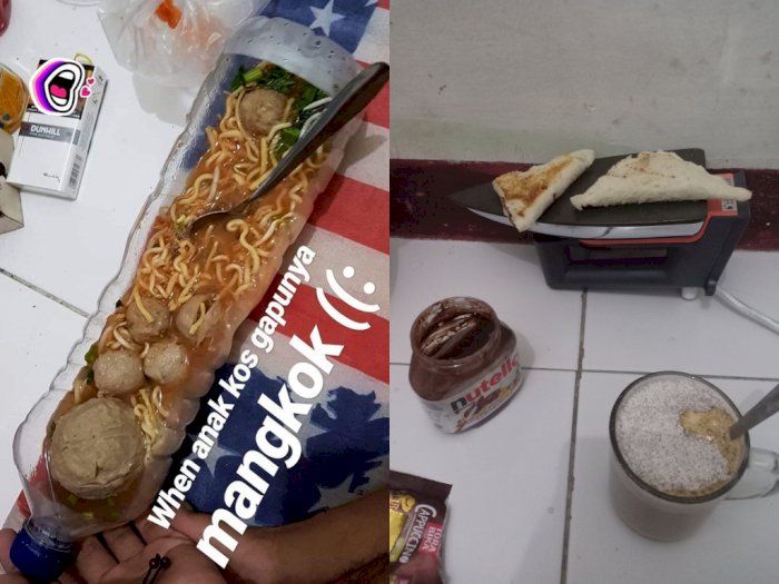 Sangat Kreatif, Begini Cara Makan Bakso hingga Roti ala Anak Indekost Indonesia