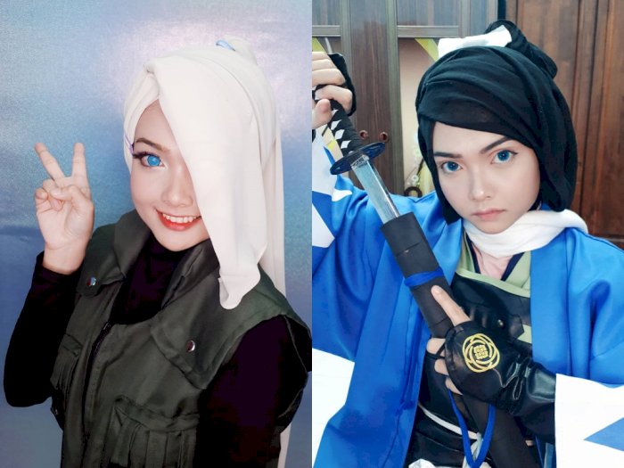 Unik! Gadis Ini Gunakan Hijab saat Cosplay Jadi Karakter Anime: Imutnya Kelewatan