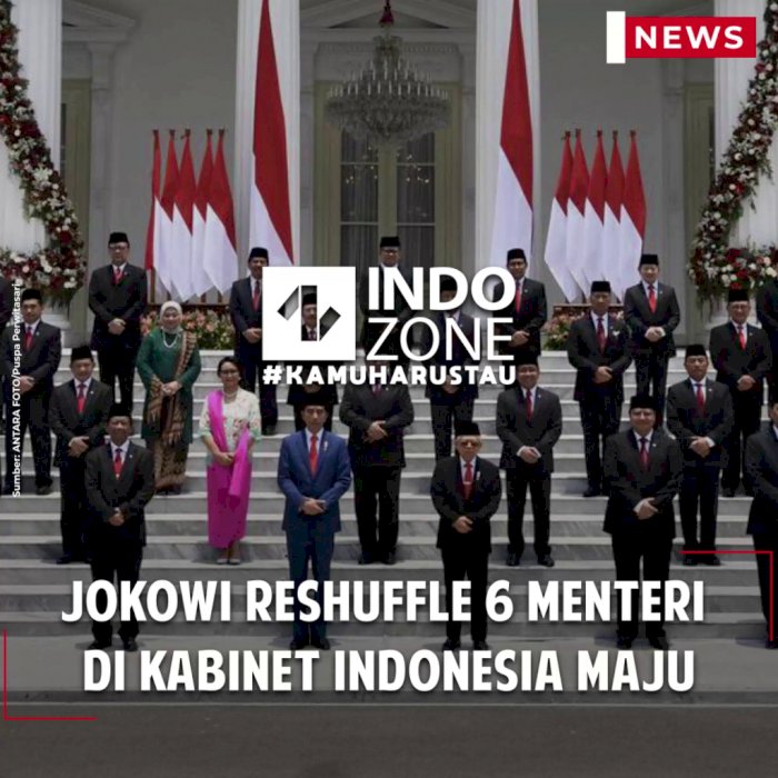 Jokowi Reshuffle 6 Menteri di Kabinet Indonesia Maju