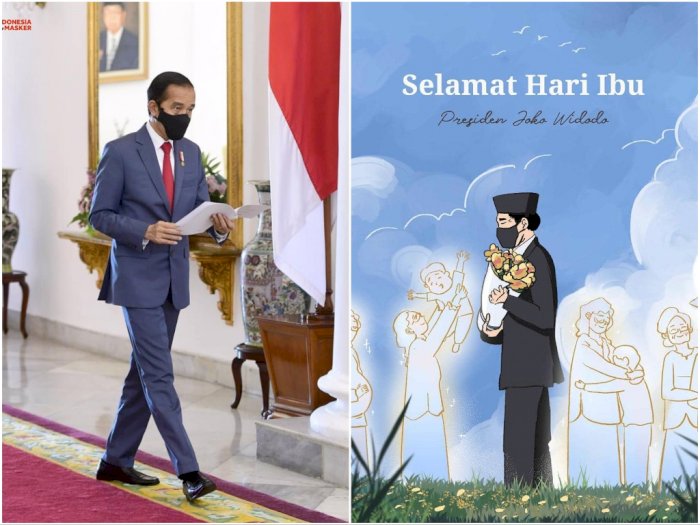 Ucapan Hari Ibu, Presiden Jokowi Kenang Ibunda yang Telah Tiada, Isinya Menyentuh Hati