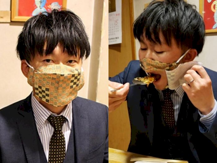 Masker Anti Repot yang Gak Perlu Dilepas Kalau Lagi Makan, Segini Harganya!
