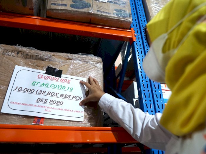 FOTO: Bantuan Alat Rapid Antigen untuk Gorontalo