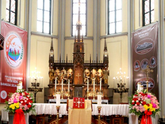 Jemaat Misa Natal di Gereja Katedral Jakarta Dibatasi Hanya 20%