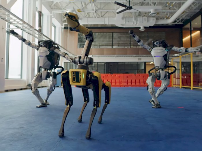 Ketika Robot-Robot Buatan Boston Dynamics Melompat Sambil Menari!