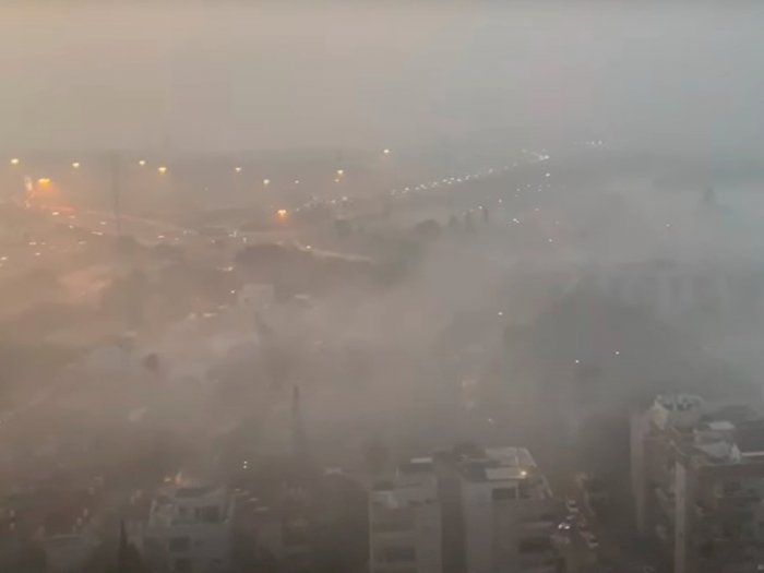 Kabut Menakutkan Serang Kawasan Israel, Bandara Setempat Ditutup Sementara