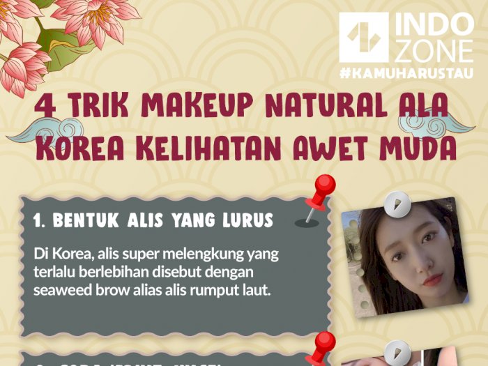 4 Trik Makeup Natural ala Korea Kelihatan Awet Muda