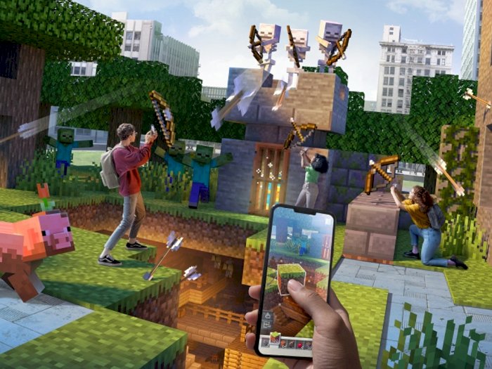 Baru 1 Tahun, Game AR Minecraft Earth Bakal Ditutup Mojang Juni 2021!