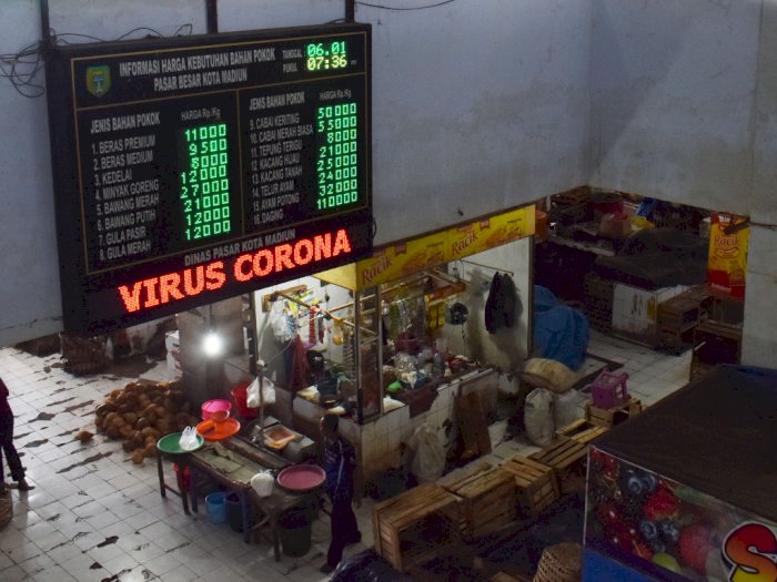FOTO: Pasar Besar Madiun Dibuka Kembali