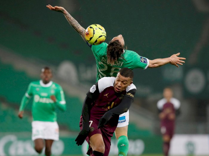 FOTO: Liga Prancis, PSG Ditahan Imbang 1-1 Oleh Saint-Etienne