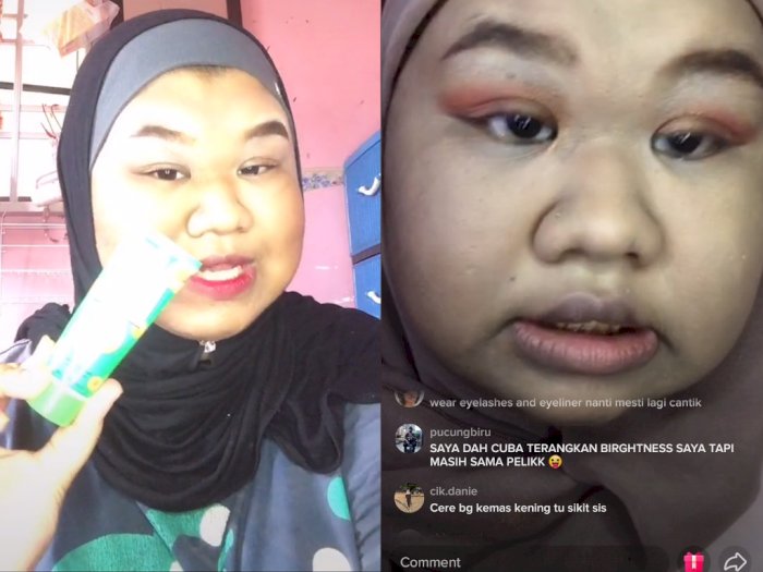 Sedih! Perempuan ini Jadi Korban Body Shaming oleh Netizen saat Live Tutorial Makeup
