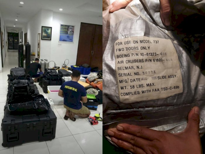 Pesawat Sriwijaya Air Meledak, Pasukan Lumba-lumba Penyelam TNI AL Lakukan Evakuasi