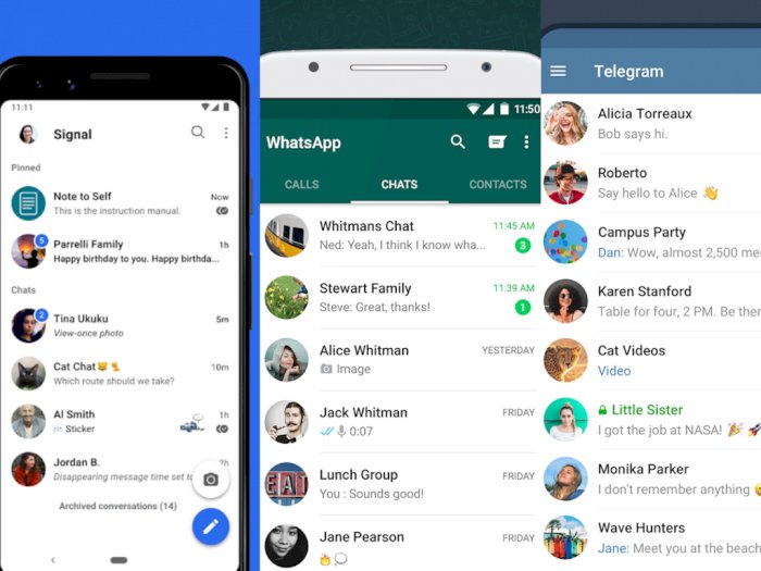 WhatsApp Bikin Aturan Privasi Baru, Signal dan Telegram Alami Peningkatan Penggunaan