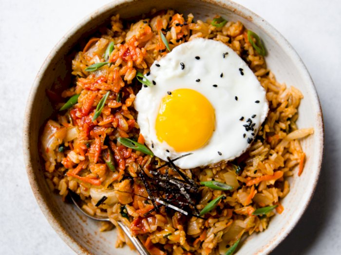 Resep Nasi Goreng Kimchi Buat Menu Sarapan, K-Popers Pasti Suka