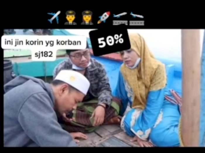 Viral Pria Kerasukan Arwah Penumpang Sriwijaya Air SJ-182, Netizen Pro Kontra