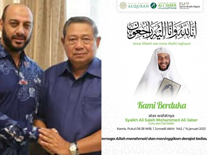 Pernah Beri Gelar WNI kepada Syekh Ali Jaber, SBY: Almarhum Ulama yang Teduh